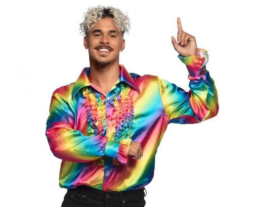 Koszula Party tęczowa na Imprezę rozm. XL