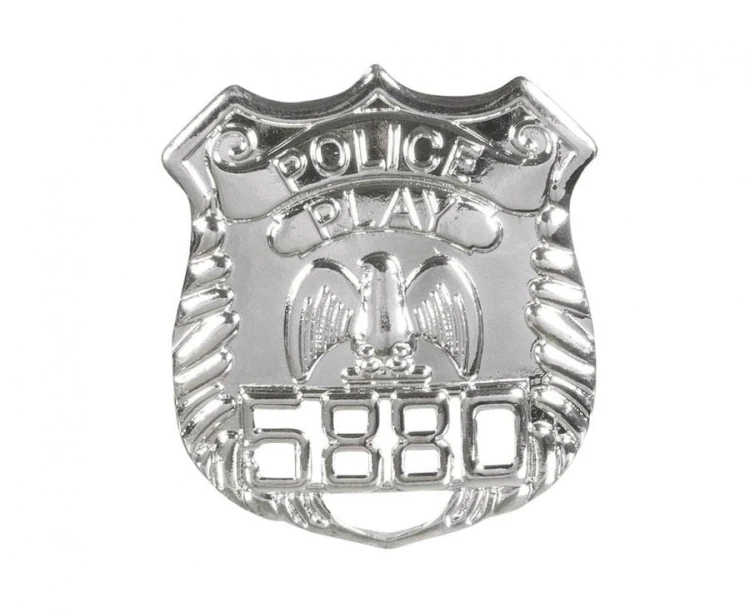 Zestaw dla dorosłych Police Przebranie czapka okulary odznaka pałka 33 cm