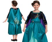 Strój Anna Queen Classic Przebranie Kostium Frozen 2 licencja rozm XS 3-4 lata  Frozen II