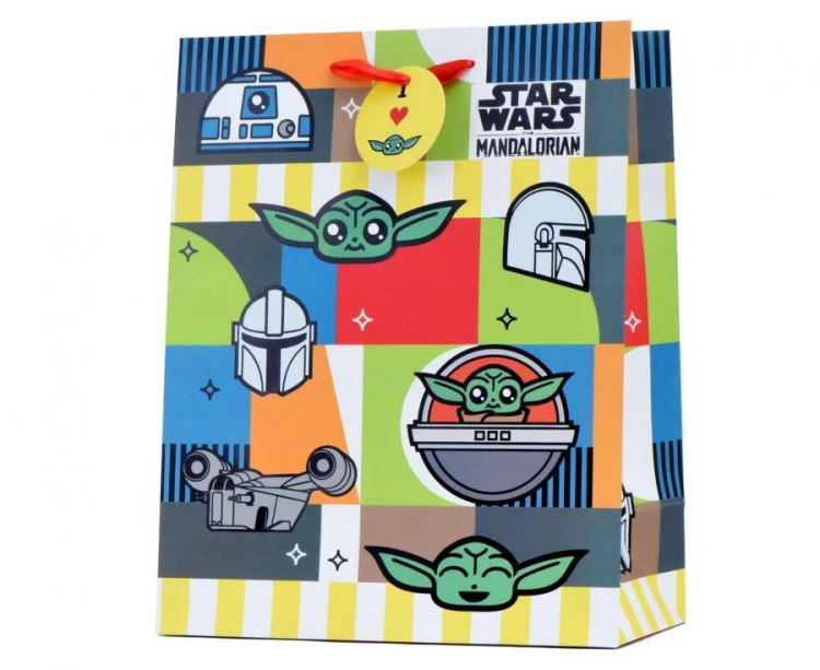 Torebka Prezentowa Disney L 26,4x32,4x13,7 cm zestaw mix 12 sztuk