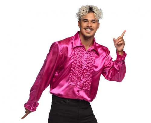 Imprezowa Koszula Party różowa rozmiar XL Kostium Przebranie Strój