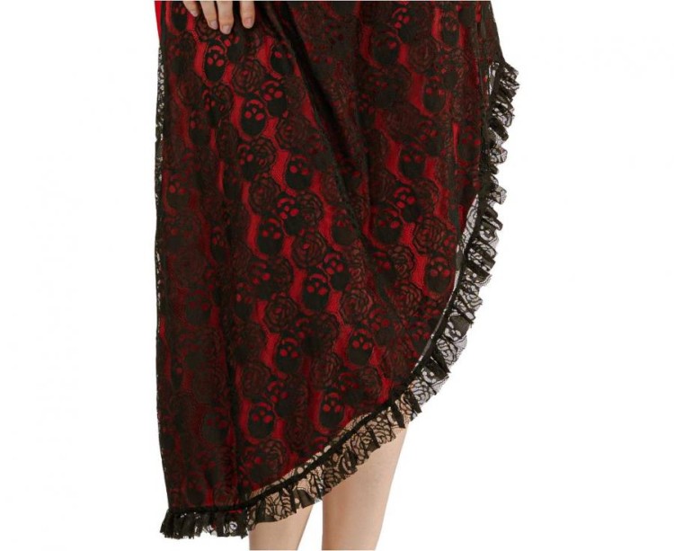 Przebranie na Halloween Hiszpanka hiszpańska sukienka nakrycie głowy sukienka rozm S