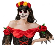 Przebranie na Halloween Hiszpanka hiszpańska sukienka nakrycie głowy sukienka rozm M