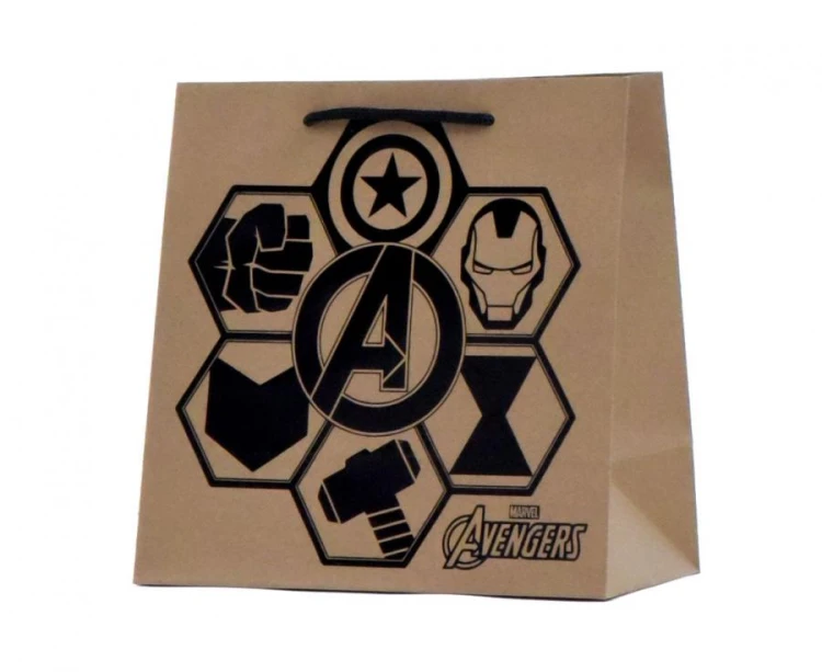 Torebka prezentowa Disney L 33x33x15 cm zestaw mix wzorów 12 szt