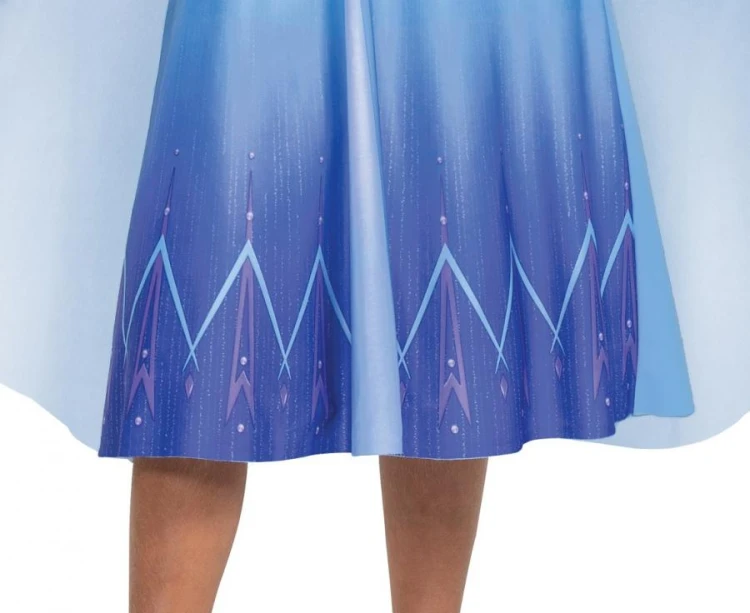 Strój Elsa Basic Przebranie Frozen 2 Kostium sukienka licencja rozm S 5-6 lat