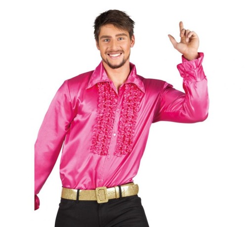 Koszula imprezowa męska Party różowa rozm L