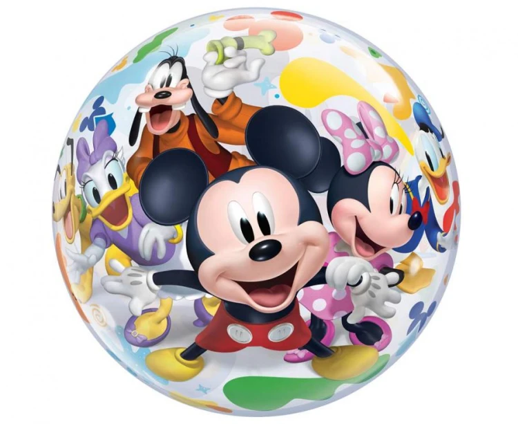 Balon foliowy Myszka Miki Mickey Mouse Fun 22" QL Bubble