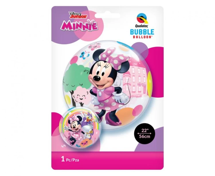 Balon foliowy Myszka Mini Minnie Mouse Fun 22" QL Bubble
