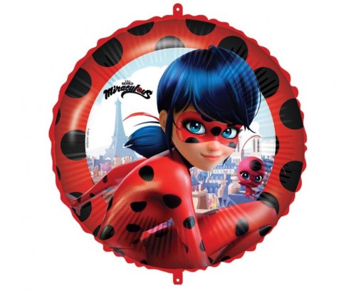 Balon foliowy Miraculous Ladybug Biedronka 18"
