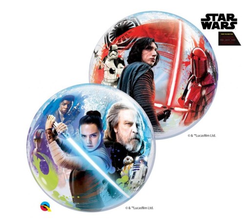 Balon foliowy Star Wars the Last Jedi 22" QL Bubble