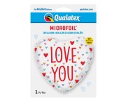 Balon foliowy Serce Serduszko Love You Little Hearts 18"
