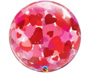 Balon foliowy Walentynki I Love You Paper Hearts 22"
