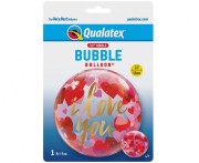 Balon foliowy Walentynki I Love You Paper Hearts 22"