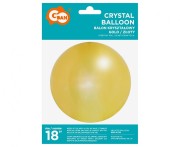 Balon złota kula złoty duża piłka 18" Aqua kryształowy