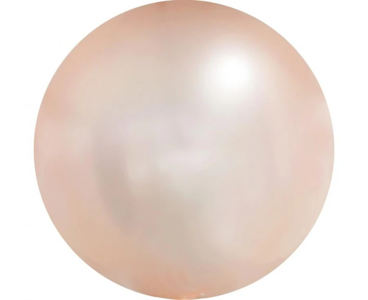 Balon kula różowe złoto duża piłka Aqua kryształowy  18"