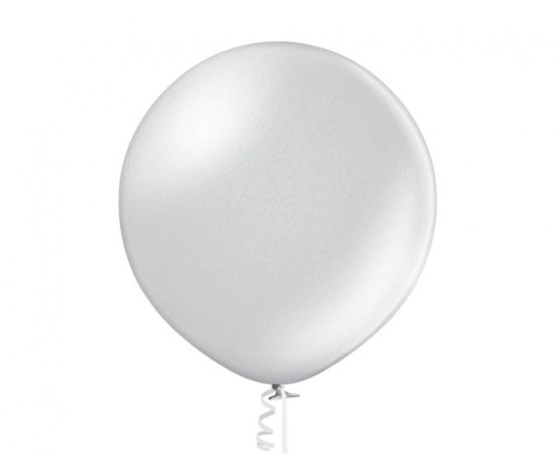 Balon srebrna kula metaliczny srebrny 24" 61 cm