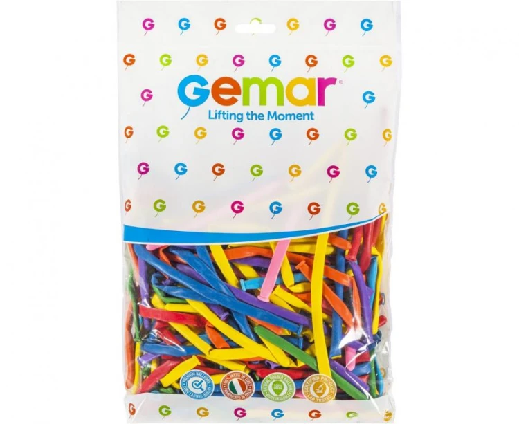 Balony do modelowania rurki włoskie kolorowe mix kolor 100 szt