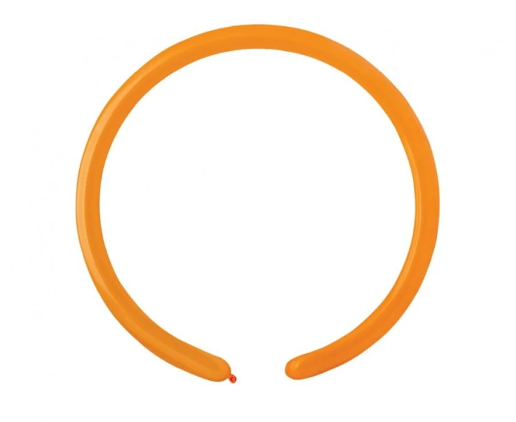 Balony do modelowania rurki włoskie pomarańczowe 100 szt D2