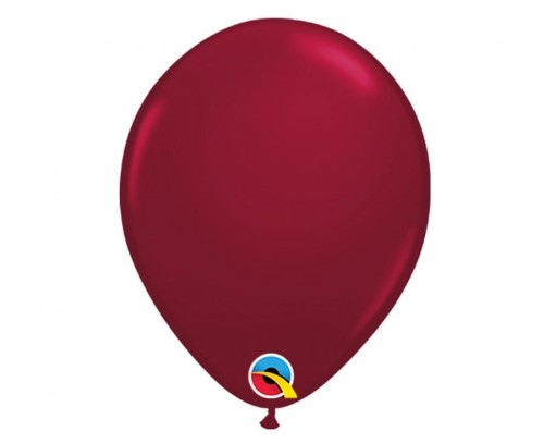 Balony lateksowe żurawinowe bordo czerwone klasyczne 13 cm 5" 100szt