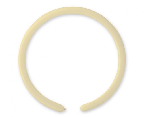 Balony rurki włoskie do modelowania beżowe kość słoniowa 100 szt macaron