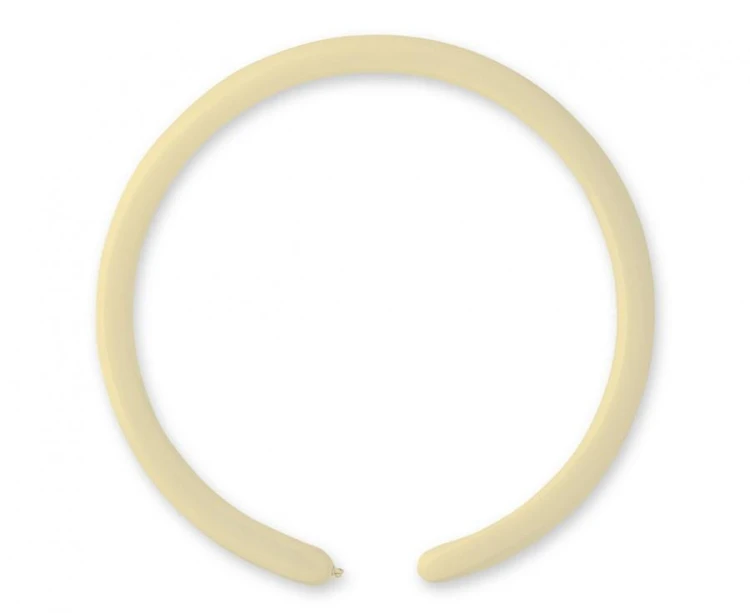 Balony rurki włoskie do modelowania beżowe kość słoniowa 100 szt macaron