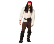 Peruka Jack Sparrow pirata włosy pirackie profesjonalne przebranie pirat
