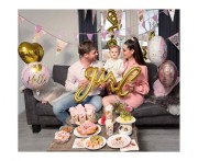 Balon Baby Shower dziewczynka Hello Girl! 45 cm foliowy
