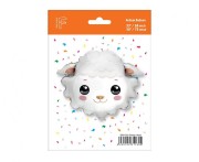 Balon Owieczka Głowa owcy owca wiejskie zwierzęta farma urodziny 24" pakowany