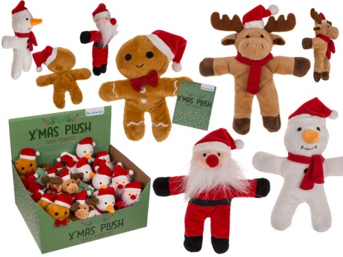 Świąteczne Pluszaki z Magnesem maskotka Bożonarodzeniowy na lodówkę 2.jpg