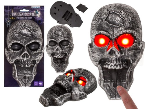 Dzwonek do Drzwi Szkielet z przerażającym dźwiękiem Świecący Halloween .jpg