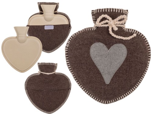 Termofor w Kształcie Serca Idealny na Zimowe Wieczory materiałowy pokrowiec .jpg