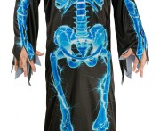 Strój dla dorosłych Kościotrup Ponury Szkielet Halloween szata z kapturem rozm uniw