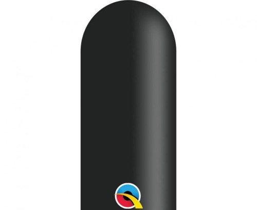 Balony rurki do modelownia czarne modelina pastel czarny 100 szt QL modelina 350