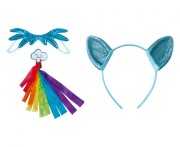 Zestaw akcesoria Rainbow Dash Przebranie My Little Pony Opaska z uszami rozm un dziecięcy