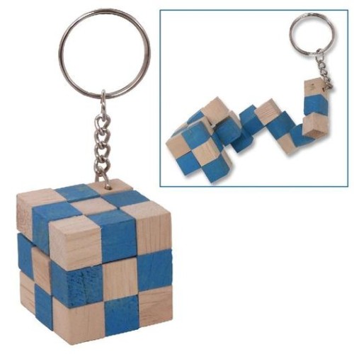 BRELOK - KOSTKA WĄŻ LOGICZNA ŁAMIGŁÓWKA BRELOCZEK