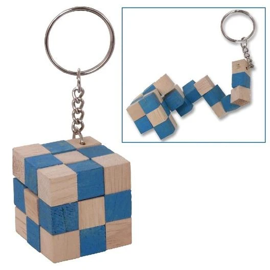 BRELOK - KOSTKA WĄŻ LOGICZNA ŁAMIGŁÓWKA BRELOCZEK