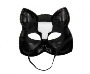 Maska wenecka Kot lampart plastik karnawał