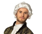 Peruka Męska Barok Mozart Włosy Mozarta z kucykiem Strój Przebranie Kostium Karnawał