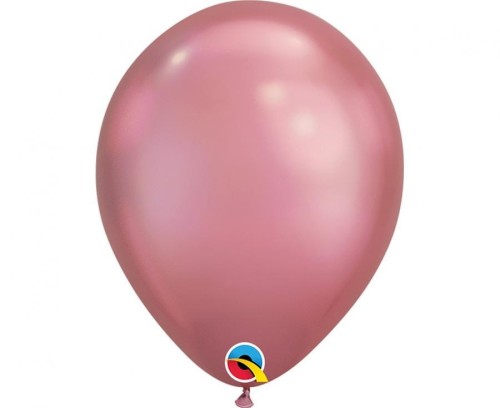 Balony lateksowe róż fiolet chrom różowo-fioletowy 100 szt  QL 7"