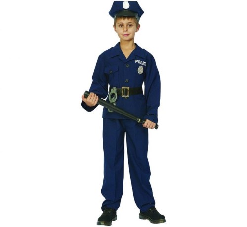 Strój Policjant USA Przebranie Policjanta kostium policja dla dzieci rozm 110/120 cm