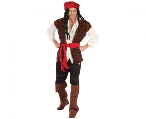 Strój dla dorosłych Pirat przebranie pirata Kostium męski Jack Sparrow rozm uniw