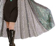 Strój CZAROWNICA wiedźma kapelusz peleryna HALLOWEEN karnawał kostium rozm M