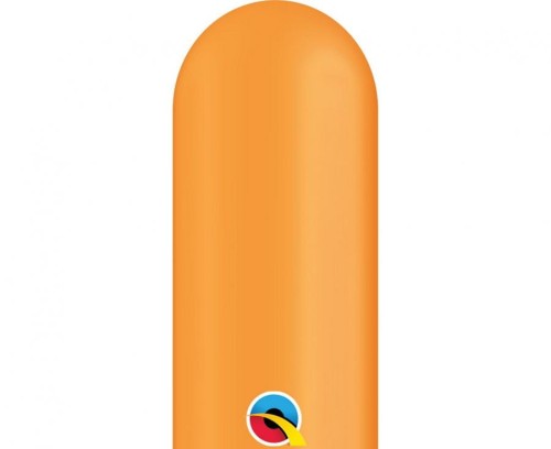 Balony rurki do modelowania pastel pomarańczowy 100 szt QL modelina 350