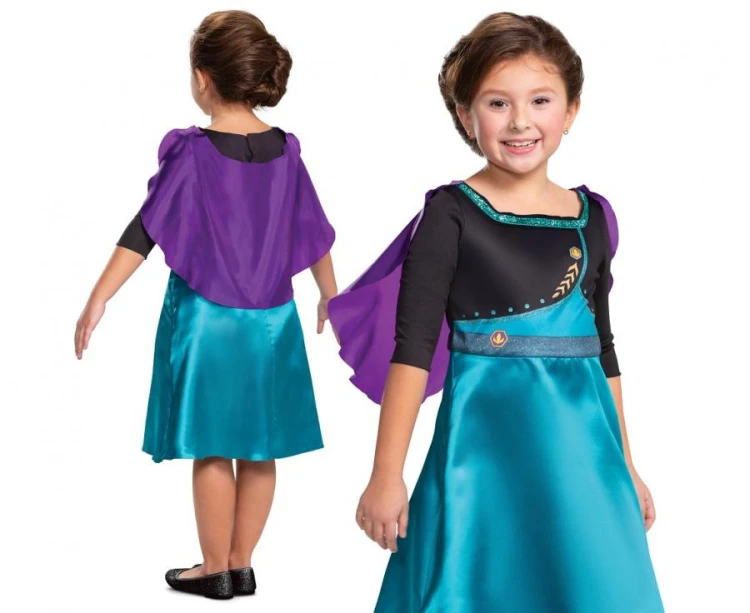 Strój Anna Queen Przebranie Kraina Lodu Frozen 2 Kostium Anna rozm S 5-6 lat