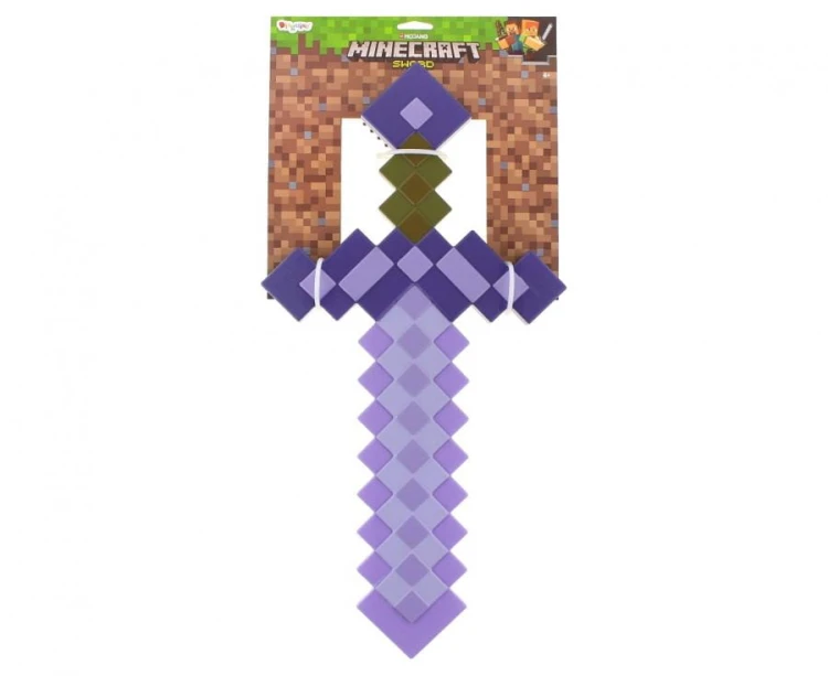 Diamentowy Miecz Enchanted fioletowy miecz gracza Minecraft