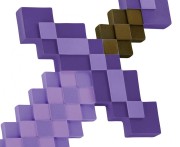 Diamentowy Miecz Enchanted fioletowy miecz gracza Minecraft