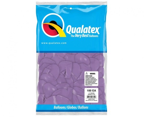 Balony lateksowe fioletowe pastel lawendowy 100 szt QL 11"