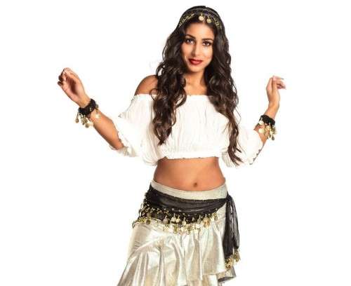 Strój Cyganki Przebranie zestaw cygański pas opaski