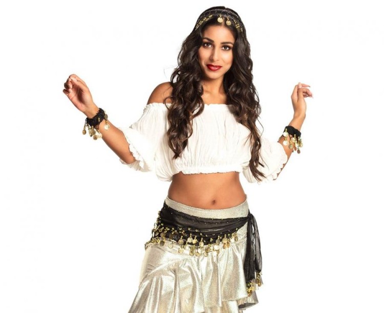 Strój Cyganki Przebranie zestaw cygański pas opaski