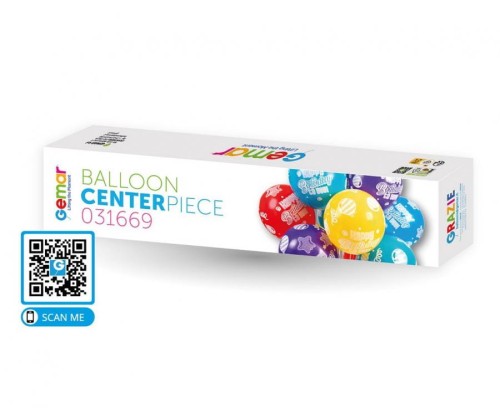 Stelaż do balonów patyczkowy na balony bukiet na stół z 13 balonów 75cm